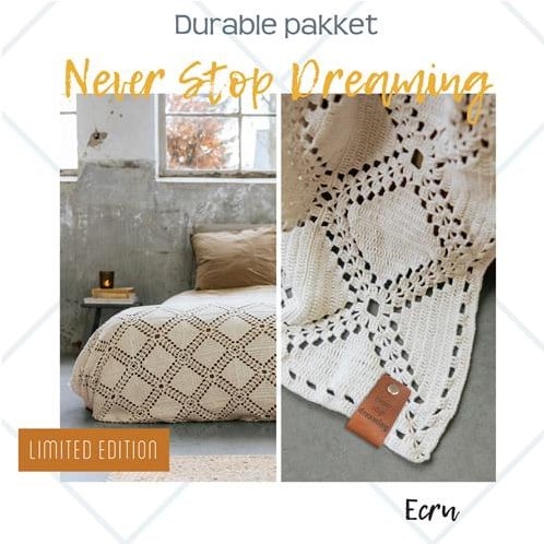 Never Stop Dreaming Bedsprei Haakpakket