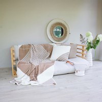 Haakpakket Puur Haken Plaid met Boek - Beige 014.256-2