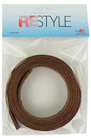Restyle Leerband 120cm x 2 cm en 2,8mm dik 975 Donkerbruin