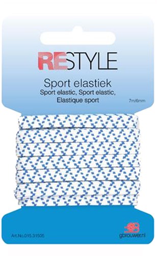 Restyle Sport Elastiek 6 mm x 7 meter