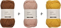 Yarn and Colors Sunset Stripes Pullover Haakpakket 2 Satay XXL-2