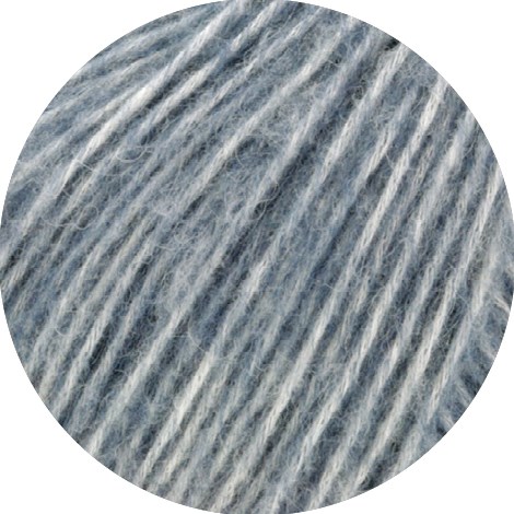 Lana Grossa Natural Alpaca Pelo 017 Grijs-Blauw Gemeleerd-2