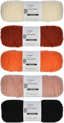 Droomdeken 6.0 KAL Breipakket 01 Chestnut - Sunset - Rosé-2