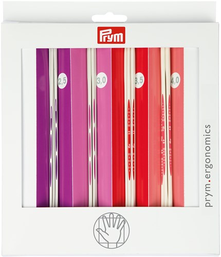 Prym Kousenbreinaaldenset Ergonomisch 20 cm 2,50 - 4,00 mm