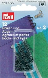 Prym Haken en Ogen zwart