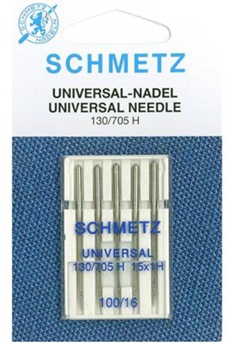 Schmetz Universeel Naalden Dikte 100 - 1 x 5 Naalden op kaart