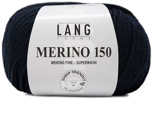 Lang Yarns Merino 150 025 Navy