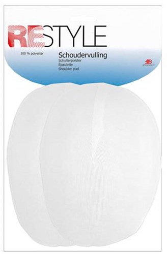Restyle Schoudervulling Raglan 15mm Dik 009 Wit