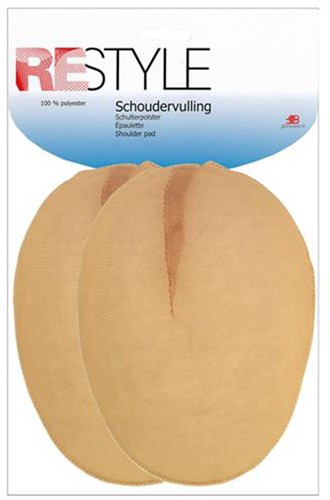 Restyle Schoudervulling Raglan 15mm Dik 886 Huidskleur