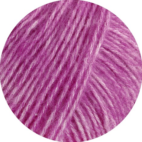 Lana Grossa Natural Alpaca Pelo 029 Fuchsia Gemeleerd-2