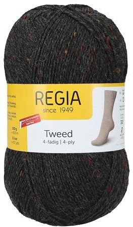 SMC Regia Tweed Sokkengaren uni kleuren 098