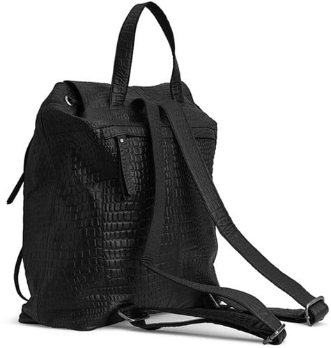 MUUD Gimo Black - Handgemaakt leren rugzak 38x39cm-2