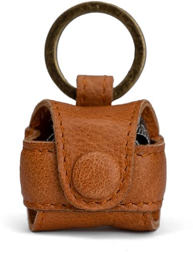 MUUD Malmö Whisky - Handgemaakt leren etui voor meetlint 3x4x2.3cm