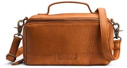 MUUD Cleo. Handgemaakt leren schouder tas 23 x 13 x 11 cm