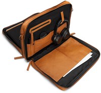 MUUD Drea - Whiskey Handgemaakt leren laptoptas-3