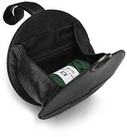 MUUD Demi - Black Handgemaakt leren heuptasje 20cm