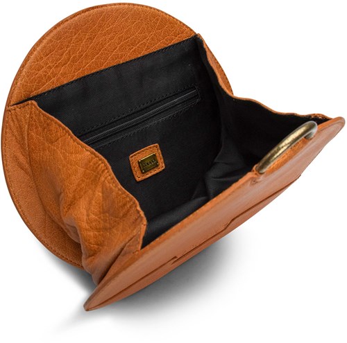 MUUD Demi - Whiskey Handgemaakt leren heuptasje 20cm