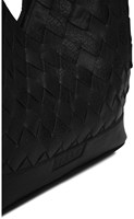 MUUD Dosy - Black Handgemaakt leren gevlochten handtas 29 x 43 cm-3