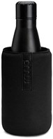 MUUD Daris - Black Handgemaakt leren flessenhouder 18 x 10 cm-2
