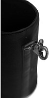 MUUD Daris - Black Handgemaakt leren flessenhouder 18 x 10 cm-3