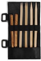 MUUD Carita E - Black Handgemaakt leren etui small 21 x 12 cm-3