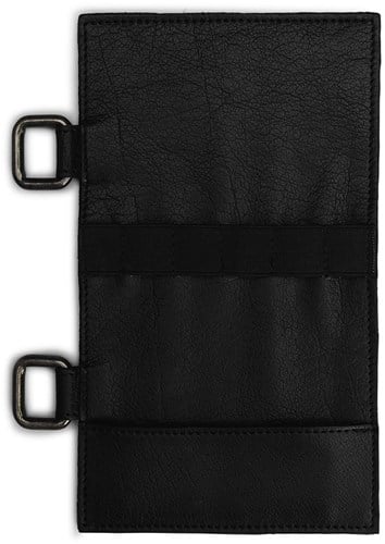 MUUD Carita E - Black Handgemaakt leren etui small 21 x 12 cm-2