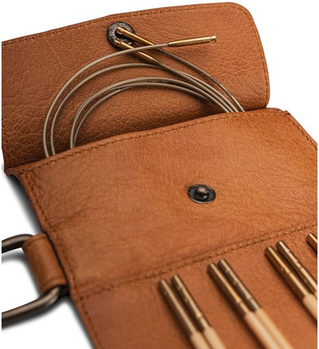 MUUD Carita D - Whiskey Handgemaakt leren etui-2