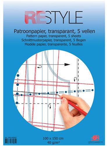 Restyle Patroonpapier Vellen 100x150cm - 5 stuks