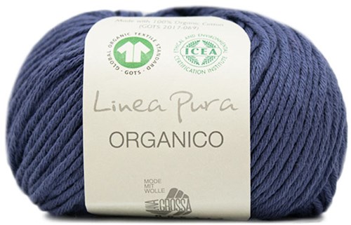 Lana Grossa Organico Uni 057 Jeans Blue