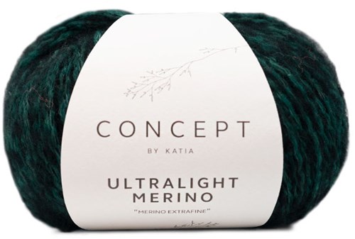 Katia Ultralight Merino 060 Green-Black