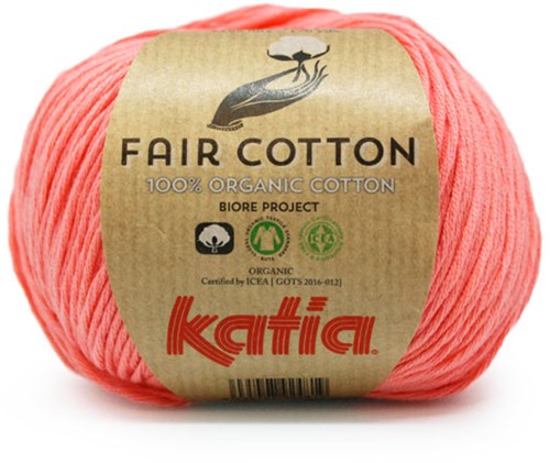 Katia Fair Cotton 006 Coral