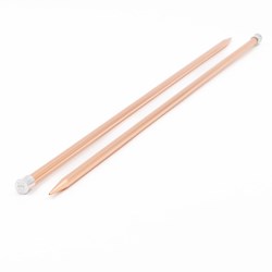 PPY Breinaalden 40 cm 2 - 12 mm Geanodiseerd Aluminium Rosegoudkleur