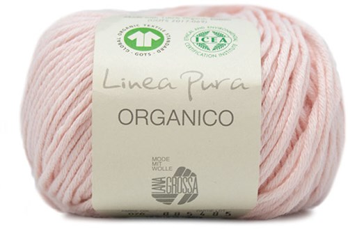 Lana Grossa Organico Uni 076 Soft Pink