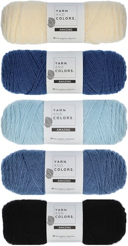 Droomdeken 6.0 CAL Haakpakket 07 Navy Blue - Ice Blue - Denim-2