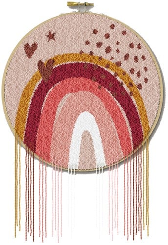 ReStyle Punchpakket Regenboog 17,8 cm rond - Kleur 750 Roze
