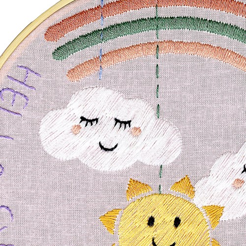 ReStyle Borduurpakket Hello Sunshine 17,8cm rond-2