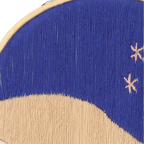 ReStyle Borduurpakket Woestijn met maan 12,7cm rond-2