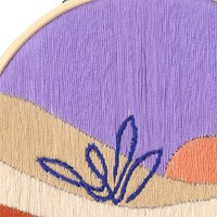 ReStyle Borduurpakket Woestijn zonsopgang 12,7cm rond-2