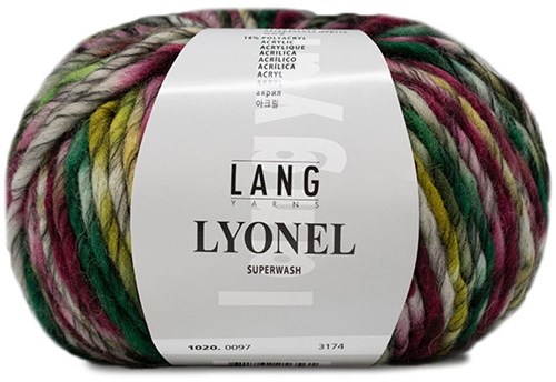 Lang Yarns Lyonel 097 Olive / Berry