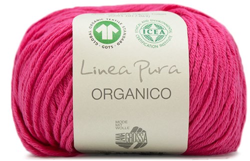 Lana Grossa Organico Uni 098 Bright Pink