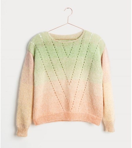 Breipatroon Creative Cotton Dégradé Lucky 8 Trui-3