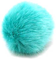 Rico Kunstbont Pompon Medium 10 Petrol