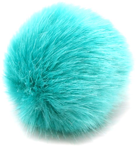 Rico Kunstbont Pompon Medium 10 Petrol
