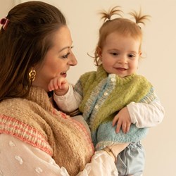 Piuma Mini & Me vest (Kind) Garen- en Breipakket