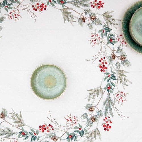 Rico Kerstkrans Tafelkleed Borduurpakket