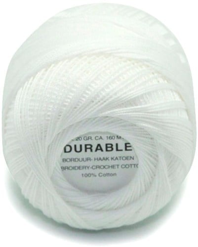 Durable Borduur- en haakkatoen 1000 White