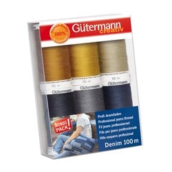 Gütermann Naaigarenset Denim - 6 spoelen