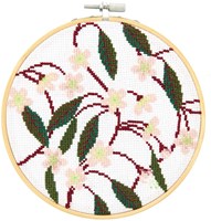 Rico Design Borduurpakket Kersenbloesem Ø 15 cm-2