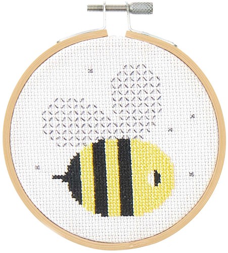 Rico Design Borduurpakket Bij Ø 10 cm-2