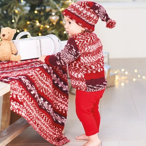 Stylecraft breipatroon Easy Fair Isle Sweater, Blanket and Hat-2